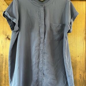 Simply Vera Vera Wang Blue Blouse